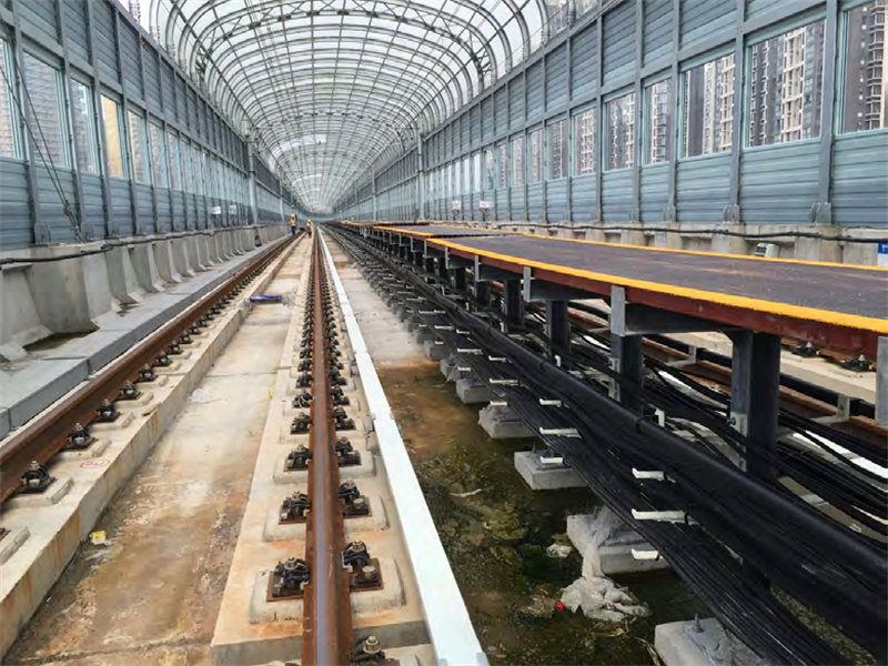 AOC力联思阻燃树脂应用案例：杭州1号线地铁拉挤电缆桥架以及救援逃生平台